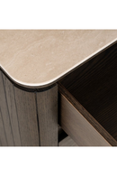 Brown Oak 3-Drawer Nightstand | Richmond Interiors Ritz | Oroatrade.com