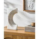 Modern European furniture - Marble Concave Sculpture - www.oroatrade.com