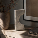 Modern European furniture - Marble Concave Sculpture - www.oroatrade.com