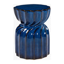 Modern European furniture - Twisted Hourglass Ceramic Garden Stool - www.oroatrade.com