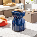 Modern European furniture - Twisted Hourglass Ceramic Garden Stool - www.oroatrade.com