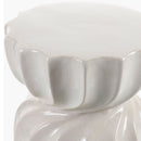 Modern European furniture - Twisted Hourglass Ceramic Garden Stool - www.oroatrade.com