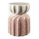 Modern European furniture - Twisted Hourglass Ceramic Garden Stool - www.oroatrade.com