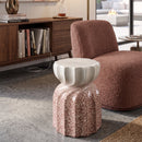 Modern European furniture - Twisted Hourglass Ceramic Garden Stool - www.oroatrade.com