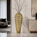 Modern European furniture - Openwork Aluminum Vase - www.oroatrade.com