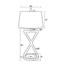 Contract furniture - Crisscross Aluminum Accent Table Lamp - www.oroatrade.com