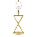 Contract furniture - Crisscross Aluminum Accent Table Lamp - www.oroatrade.com
