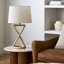 Contract furniture - Crisscross Aluminum Accent Table Lamp - www.oroatrade.com