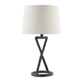 Contract furniture - Crisscross Aluminum Accent Table Lamp - www.oroatrade.com