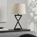 Contract furniture - Crisscross Aluminum Accent Table Lamp - www.oroatrade.com