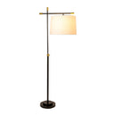 Modern European furniture - Ivory Linen Accent Floor Lamp - www.oroatrade.com