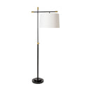 Modern European furniture - Ivory Linen Accent Floor Lamp - www.oroatrade.com