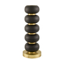 Modern European furniture - Black Wooden Seagrass Table Lamp - www.oroatrade.com