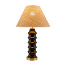 Modern European furniture - Black Ceramic Seagrass Table Lamp - www.oroatrade.com