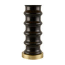 Modern European furniture - Black Ceramic Seagrass Table Lamp - www.oroatrade.com