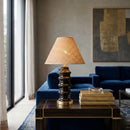 Modern European furniture - Black Ceramic Seagrass Table Lamp - www.oroatrade.com