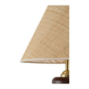 Modern European furniture - Brown Wooden Seagrass Table Lamp - www.oroatrade.com