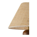 Modern European furniture - Brown Wooden Seagrass Table Lamp - www.oroatrade.com