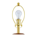 Modern European furniture - Brown Wooden Seagrass Table Lamp - www.oroatrade.com
