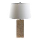 Contract furniture - Beige Travertine Accent Table Lamp - www.oroatrade.com