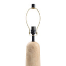 Contract furniture - Travertine Base Accent Table Lamp - www.oroatrade.com
