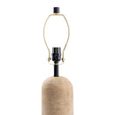 Contract furniture - Travertine Base Accent Table Lamp - www.oroatrade.com
