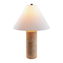 Hospitality furniture - Beige Travertine Table Lamp - www.oroatrade.com