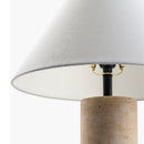 Hospitality furniture - Beige Travertine Table Lamp - www.oroatrade.com