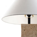 Hospitality furniture - Beige Travertine Table Lamp - www.oroatrade.com
