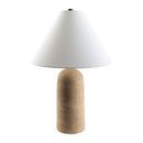 Hospitality furniture - Empire Shade Travertine Table Lamp - www.oroatrade.com