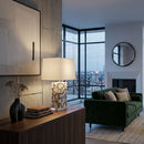 Contract furniture - Marbled Stone Table Lamp - www.oroatrade.com