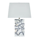 Contract furniture - Marbled Stone Table Lamp - www.oroatrade.com
