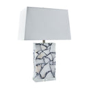 Contract furniture - Marbled Stone Table Lamp - www.oroatrade.com