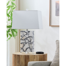 Contract furniture - Marbled Stone Table Lamp - www.oroatrade.com