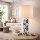 Contract furniture - Burnished Gray Table Lamp - www.oroatrade.com