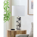 Contract furniture - Burnished Gray Table Lamp - www.oroatrade.com