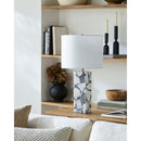 Contract furniture - Burnished Gray Table Lamp - www.oroatrade.com
