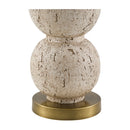 Contract furniture - Cream Sphere Base Table Lamp - www.oroatrade.com