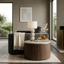 Contract furniture - Cream Sphere Base Table Lamp - www.oroatrade.com