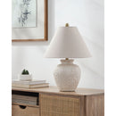 Hospitality furniture - Textured Ceramic Accent Table Lamp - www.oroatrade.com