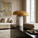 Gold Crackled Shade Table Lamp Modern European furniture - www.oroatrade.com