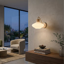 Contract furniture - White Blown Glass Wall Lamp - www.oroatrade.com