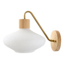 Contract furniture - White Blown Glass Wall Lamp - www.oroatrade.com