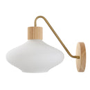 Contract furniture - White Blown Glass Wall Lamp - www.oroatrade.com