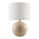 Hospitality furniture - White Jute Accent Table Lamp - www.oroatrade.com