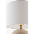 Hospitality furniture - White Jute Accent Table Lamp - www.oroatrade.com