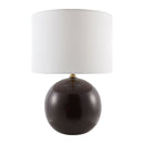 Hospitality furniture - White Jute Accent Table Lamp - www.oroatrade.com