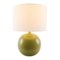 Hospitality furniture - White Jute Accent Table Lamp - www.oroatrade.com