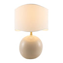 Hospitality furniture - Wavy White Jute Table Lamp - www.oroatrade.com