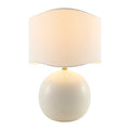 Hospitality furniture - Wavy White Jute Table Lamp - www.oroatrade.com